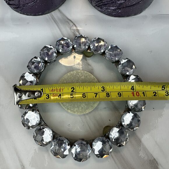 Purple Decorative Bedazzled Candles & Holders Single Wick & Battery Operated - Picture 13 of 14